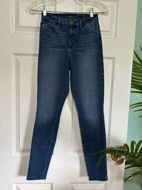 Guess Dark Blue High-Rise Skinny Jeans